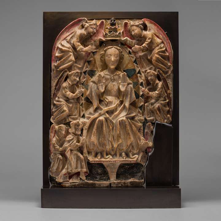 'Nottingham' Alabaster Virgin in Majesty